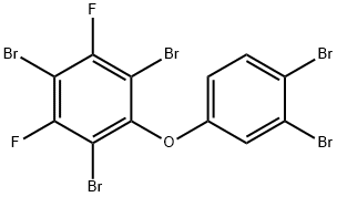 2,3',4,4',6-PENTABROMO-3,5-DIFLUORODIPHENYL ETHER 结构式