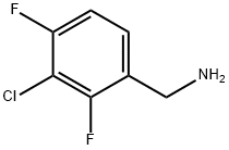 3-氯-2,4-二氟苄胺 结构式