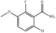 6-氯-2-氟-3-甲氧基苯甲酰胺, JRD 结构式