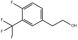 2-[4-氟-3-(三氟甲基)苯基]乙基-1-醇 结构式