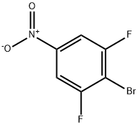 3,5-二氟-4-溴硝基苯 结构式