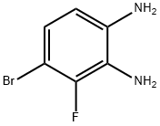 4-溴-3-氟-1,2-苯二胺 结构式