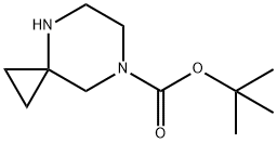 4,7-二氮杂螺[2.5]辛烷-7-甲酸叔丁酯 结构式