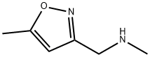 N,5-二甲基异恶唑-3-基甲胺 结构式