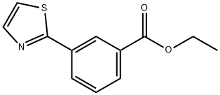 3-(噻唑-2-基)苯甲酸乙酯 结构式