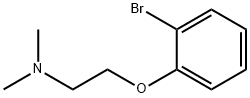 2-(2-溴苯氧基)-N,N-二甲基乙胺 结构式