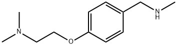 N,N-二甲基-2-(4-((甲氨基)甲基)苯氧基)乙-1-胺 结构式