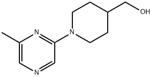 (1-(6-甲基吡嗪-2-基)哌啶-4-基)甲醇 结构式
