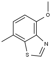 Benzothiazole, 4-methoxy-7-methyl- (9CI) 结构式
