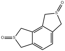 1,3,6,8-TETRAHYDRO-BENZO[1,2-C:3,4-C']DITHIOPHENE-2,7-DIOXIDE 结构式