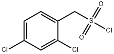 (2,4-二氯苯基)甲磺酰氯 结构式