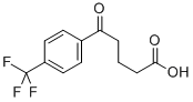 5-OXO-5-(4-TRIFLUOROMETHYLPHENYL)VALERIC ACID 结构式