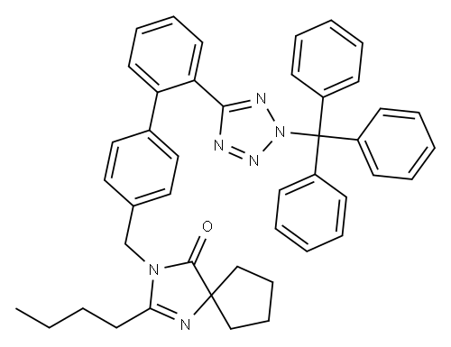 N-三苯甲基厄贝沙坦 结构式