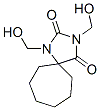 1,3-Bis(hydroxymethyl)-1,3-diazaspiro[4.6]undecane-2,4-dione 结构式