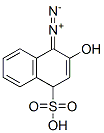 1-萘基重氮-2-羟基-4-磺酸内盐 结构式
