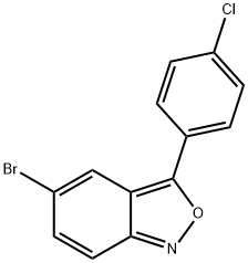 5-Bromo-3-(4-chlorophenyl)-2,1-benzisoxazole 结构式