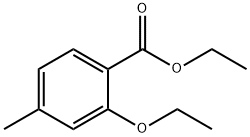 2-乙氧基-4-甲基苯甲酸乙酯 结构式