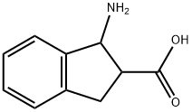 1H-Indene-2-carboxylic acid, 1-aMino-2,3-dihydro- 结构式