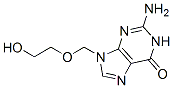 9-[(2-HYDROXYETHOXYMETHYL)]GUANINE 结构式