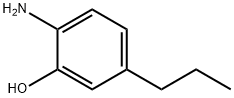 Phenol,  2-amino-5-propyl- 结构式