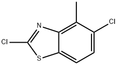 2,5-DICHLORO-4-METHYL-1,3-BENZOTHIAZOLE 结构式