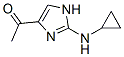 Ethanone, 1-[2-(cyclopropylamino)-1H-imidazol-4-yl]- (9CI) 结构式