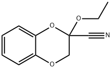 1,4-Benzodioxin-2-carbonitrile,  2-ethoxy-2,3-dihydro- 结构式