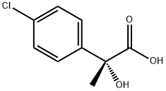 (R)-2-(4-氯苯基)-2-羟基丙酸 结构式