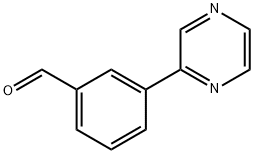 3-(吡嗪-2-基)苯甲醛 结构式