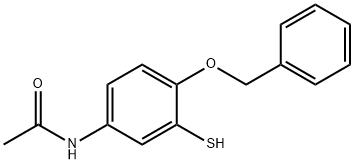 N-[4-(苄氧基)-3-硫苯基]乙酰胺 结构式