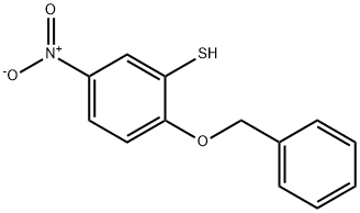 2-BENZYLOXY-5-NITROBENZENETHIOL 结构式