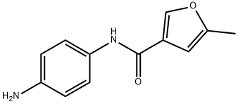 N-(4-氨基苯基)-5-甲基-3-糠酰胺 结构式