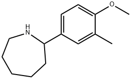 2-(3,4-DIMETHYL-PHENYL)-AZEPANE 结构式