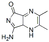 5H-Pyrrolo[3,4-b]pyrazin-5-one,7-amino-1,7a-dihydro-2,3-dimethyl-(9CI) 结构式