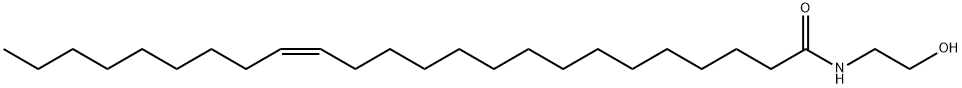 (15Z)-N-(2-Hydroxyethyl)-15-tetracosenaMide 结构式