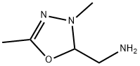 N-甲基-1-(5-甲基-1,3,4-恶二唑-2-基)甲胺 结构式