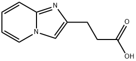 3-咪唑并[1,2-A]吡啶-2-基丙酸 结构式