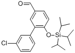 3-(3-CHLOROPHENYL)-4-TRIISOPROPYL SILYLOXY-BENZALDEHYDE 结构式