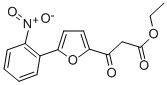 ETHYL-2[5-(2-NITROPHENYL)]-FUROYL-ACETATE 结构式