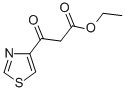 3-氧代-3-(1,3-噻唑-4-基)丙酸乙酯 结构式
