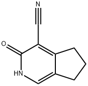 3-氧代-2,5,6,7-四氢环戊烷并[D]吡啶-4-甲腈 结构式