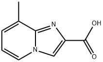 8-甲基咪唑并[1,2-A]吡啶-2-羧酸 HCL 0.8H2O 结构式