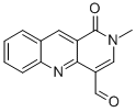 2-甲基-1-氧代-1,2-二氢苯并[B][1,6]萘啶-4-甲醛 结构式