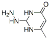 2-hydrazinyl-2,3-dihydro-6-methylpyrimidin-4(1H)-one 结构式