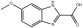 5-甲氧基苯并咪唑-2-甲酸 结构式