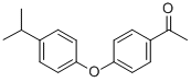 1-[4-(4-ISOPROPYL-PHENOXY)-PHENYL]-ETHANONE 结构式