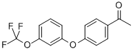 1-[4-(3-TRIFLUOROMETHOXY-PHENOXY)-PHENYL]-ETHANONE 结构式