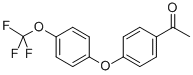1-[4-(4-TRIFLUOROMETHOXY-PHENOXY)-PHENYL]-ETHANONE 结构式