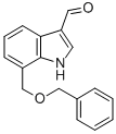 7-BENZYLOXYMETHYL-1H-INDOLE-3-CARBALDEHYDE 结构式