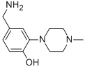 4-AMINOMETHYL-2-(4-METHYL-PIPERAZIN-1-YL)-PHENOL 结构式